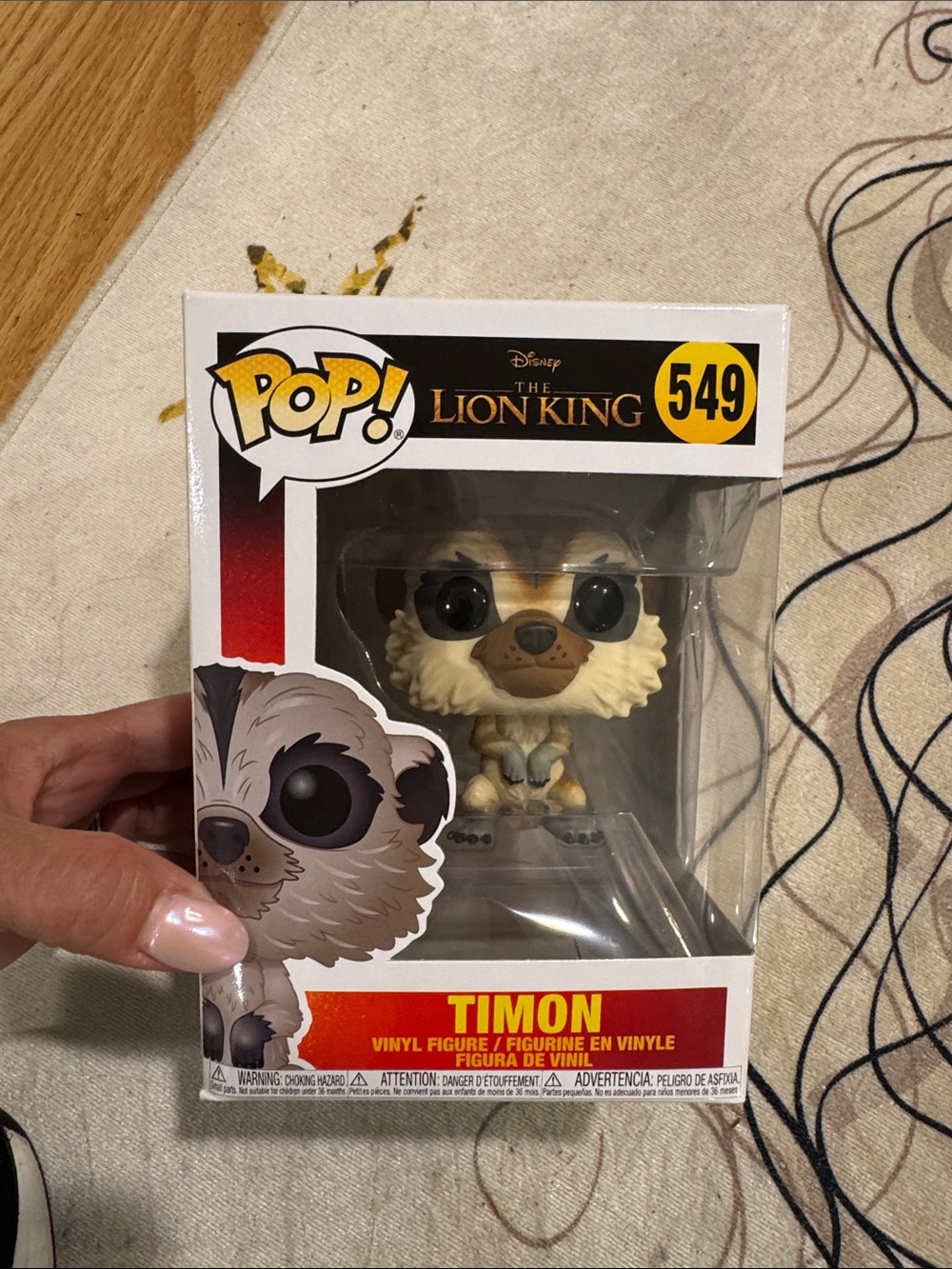 Funko Timon Vinyl Figure - Yellow, Tan & Black